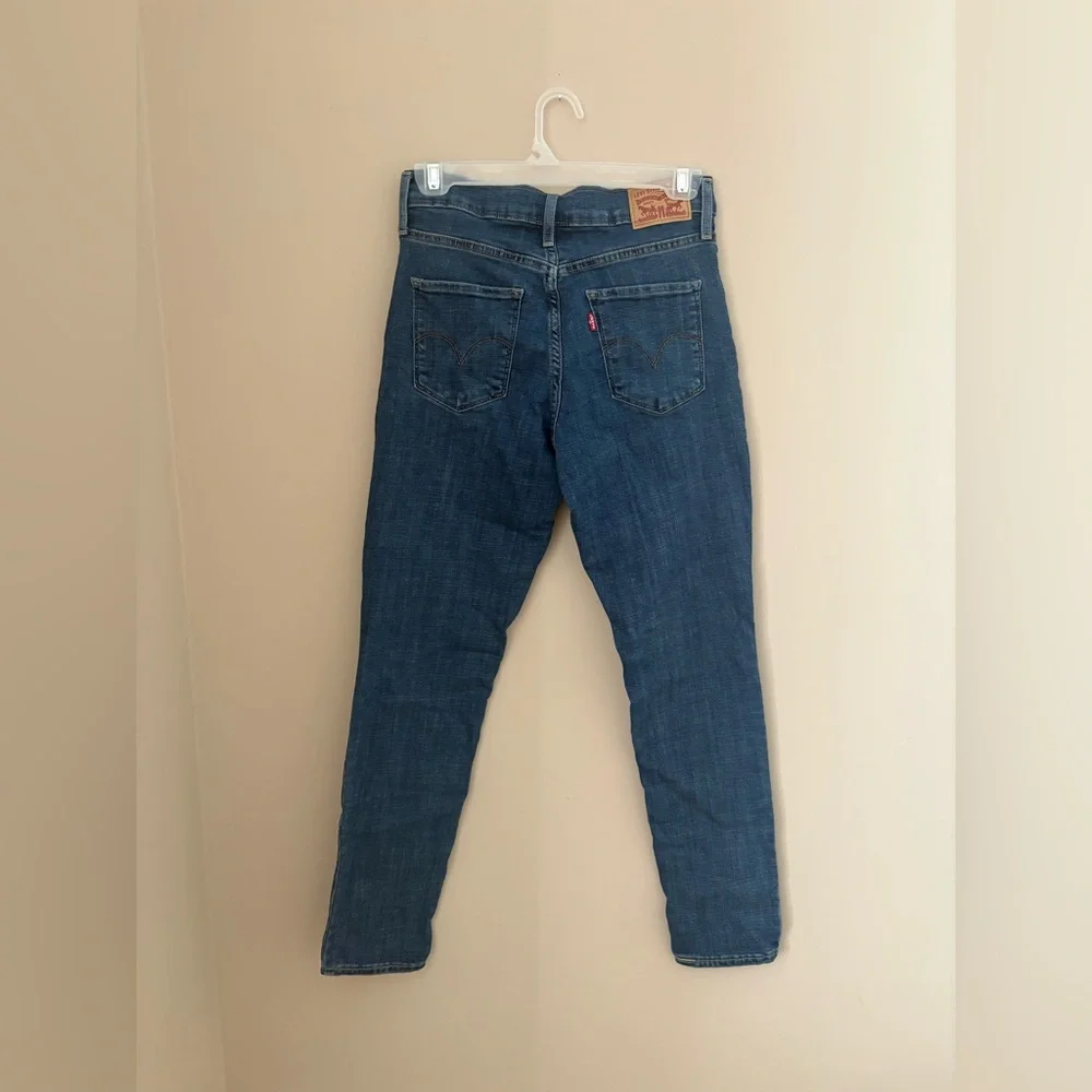 Levi's Women's 311 Shaping Skinny Jeans Size 27 Dark Indigo Blue - Picture 3 of 6